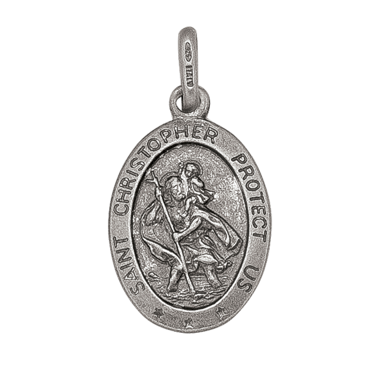 Sterling Silver St. Christopher Medal