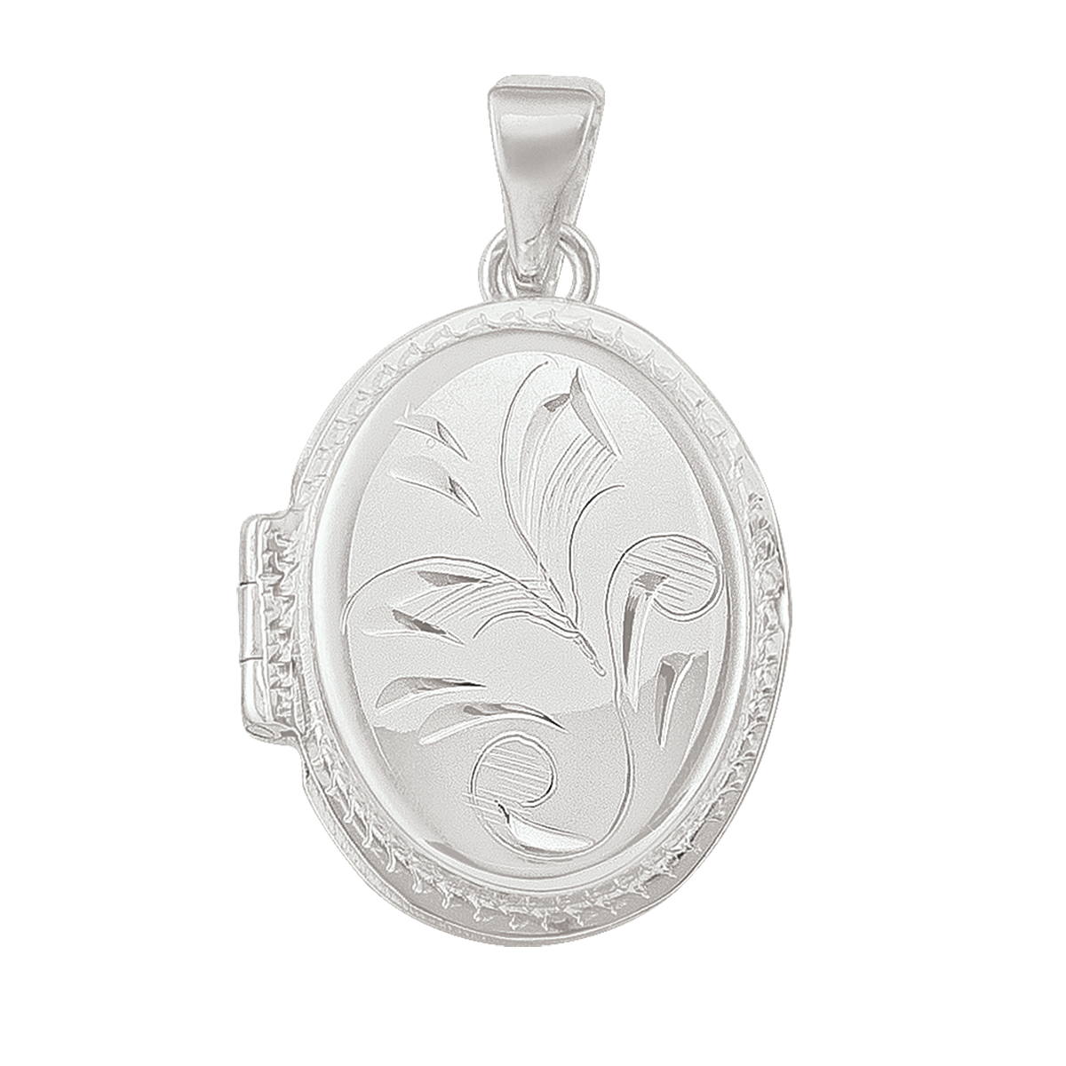 Sterling Silver Oval Locket