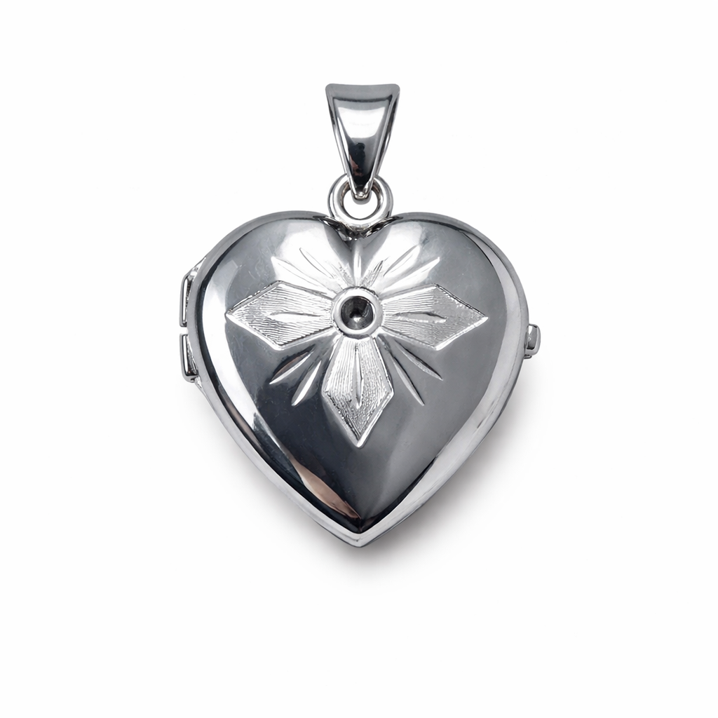 Sterling Silver Heart Shaped Locket