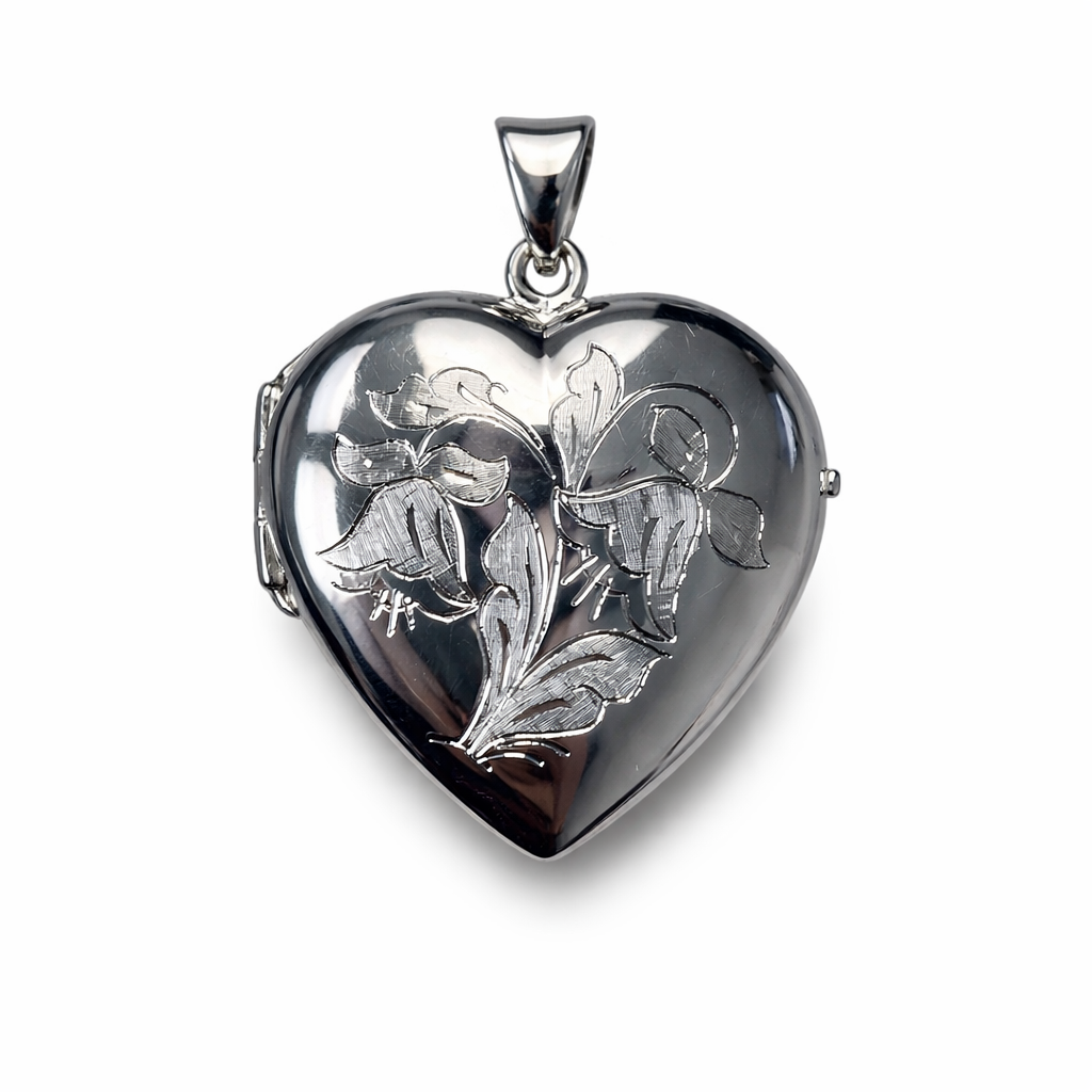 Sterling Silver Heart Shaped Locket