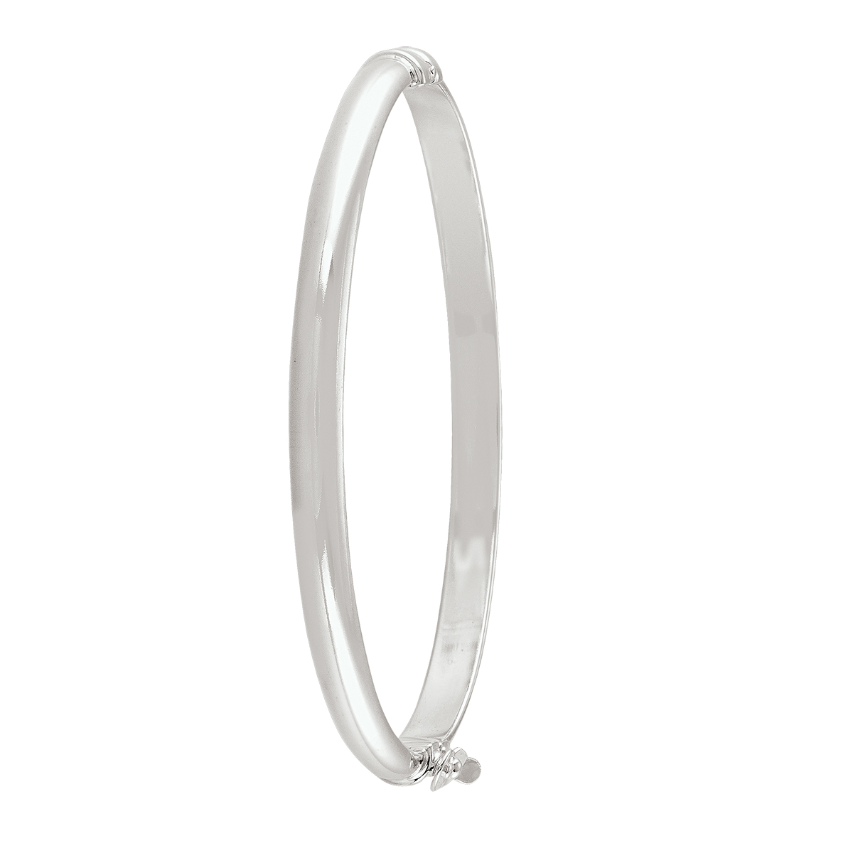 Sterling Sivler Plain Domed Bangle