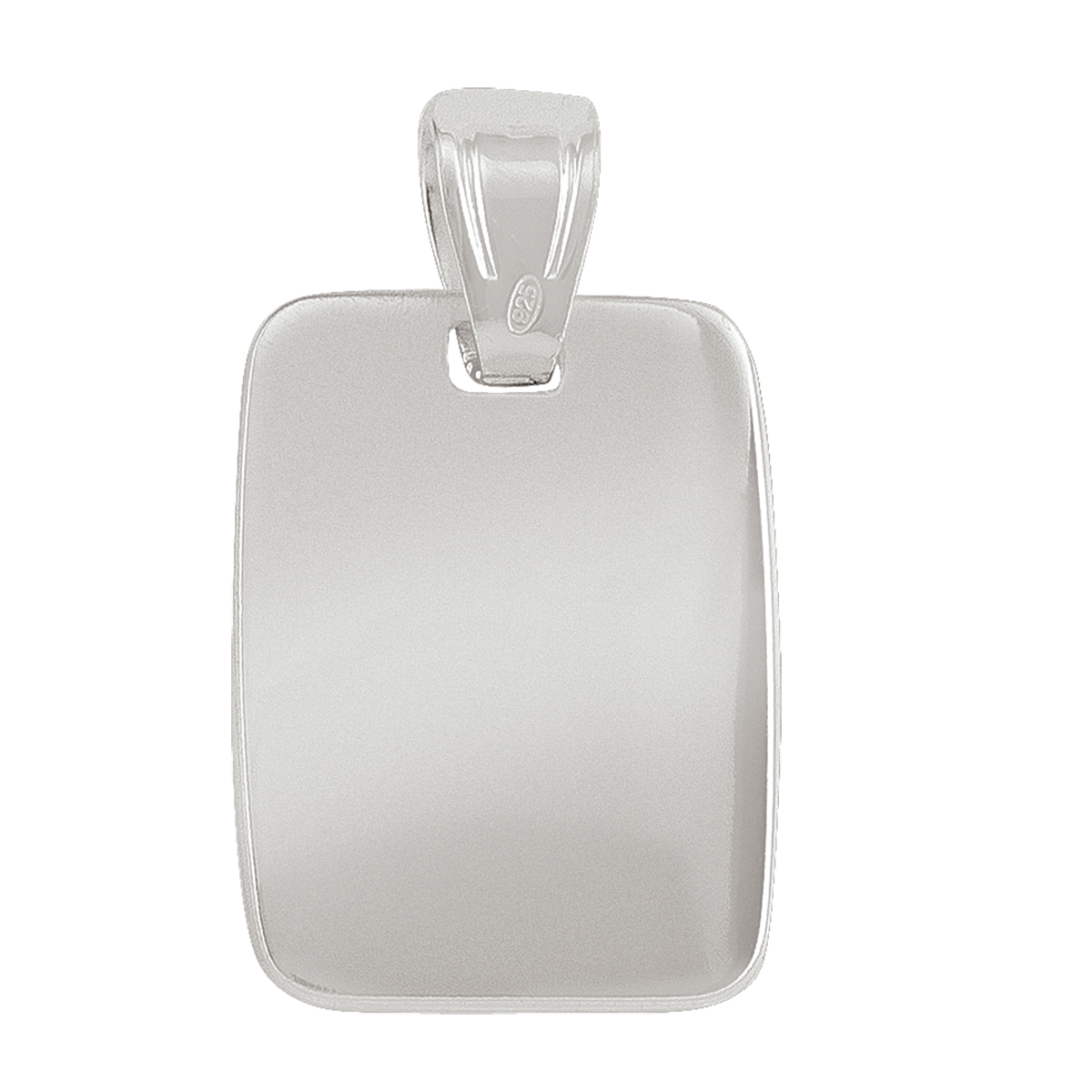 Sterling Silver Tag Pendant