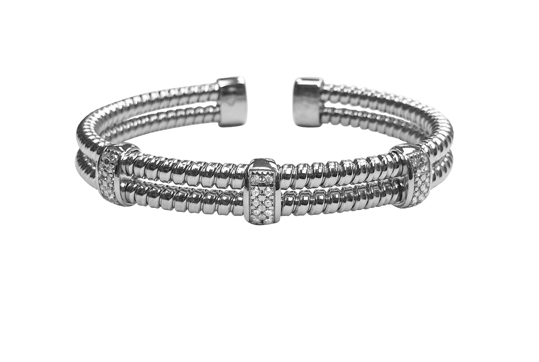 Sg103 Silver Cuff Bangle
