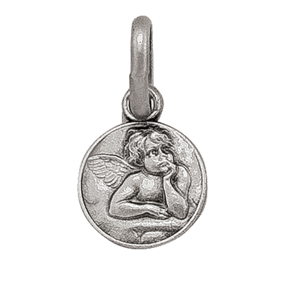Sterling Silver Angel Medal