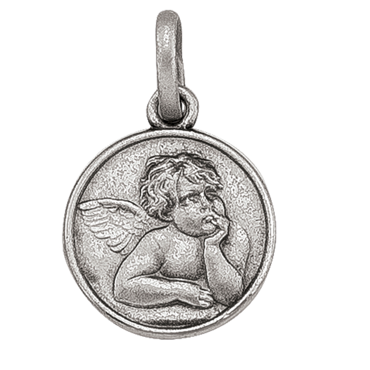 Sterling Silver Angel Medal