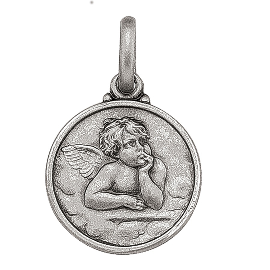 Sterling Silver Angel Medal