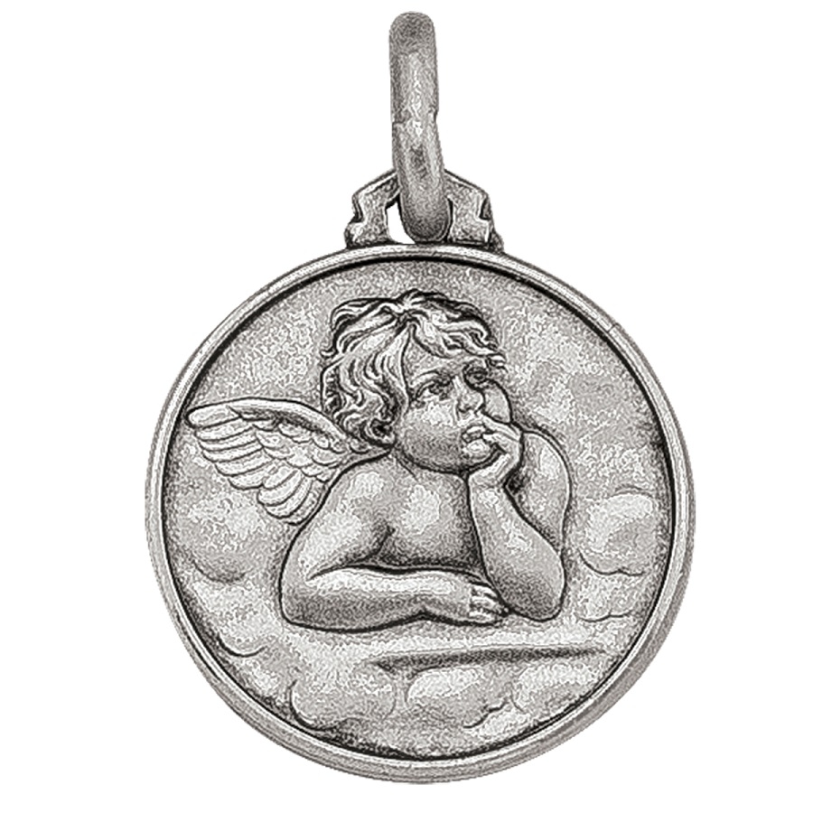 Sterling Silver Angel Medal