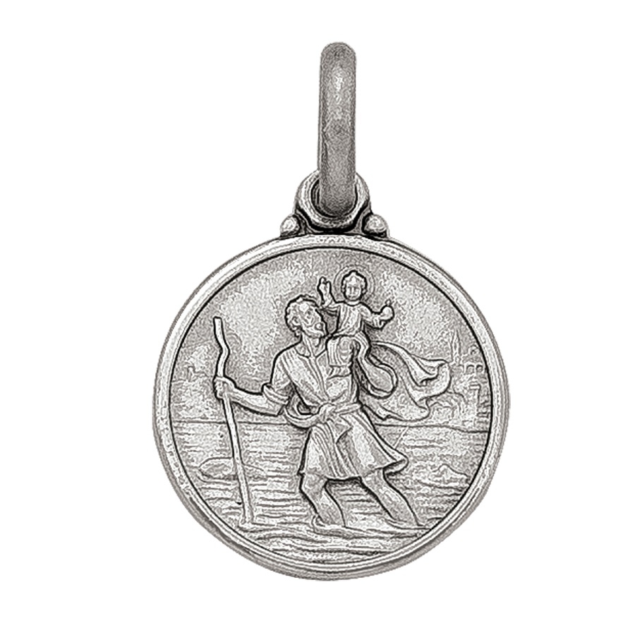 Sterling Silver St. Christopher Medal