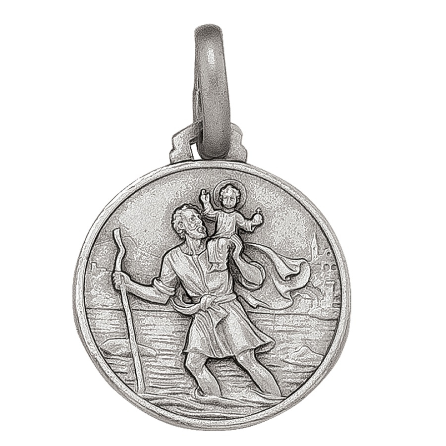 Sterling Silver St. Christopher Medal