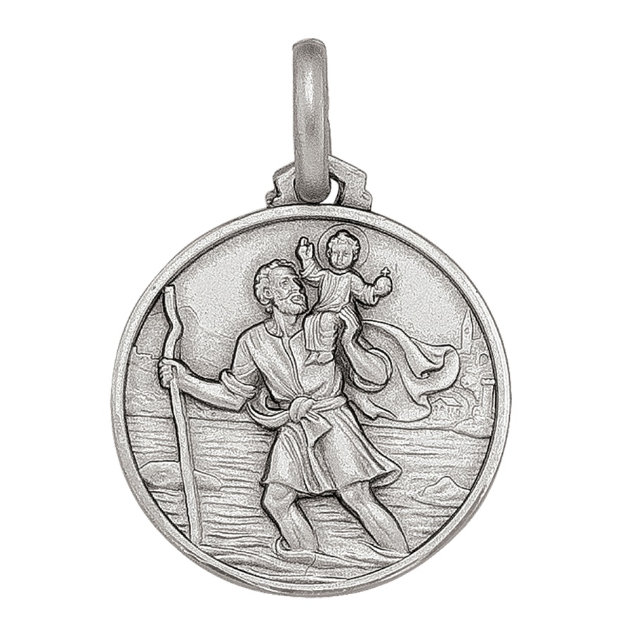 Sterling Silver St. Christopher Medal