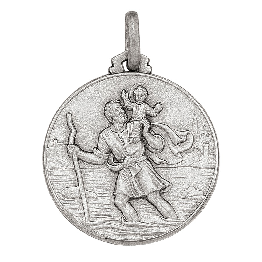 Sterling Silver St. Christopher Medal