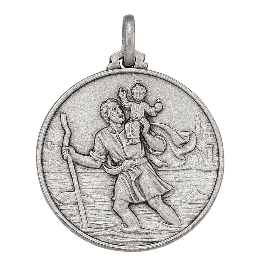 Sterling Silver St. Christopher Medal