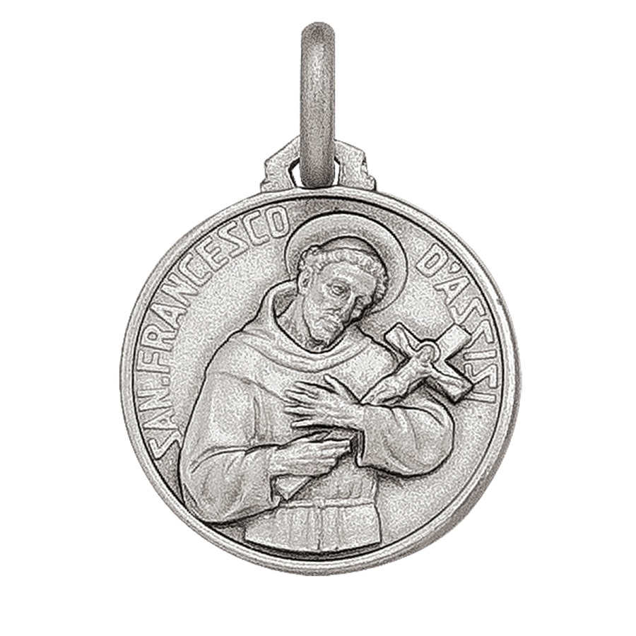 Sterling Silver St. Francis Medal