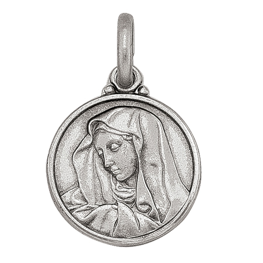 Sterling Silver Madonna Medal