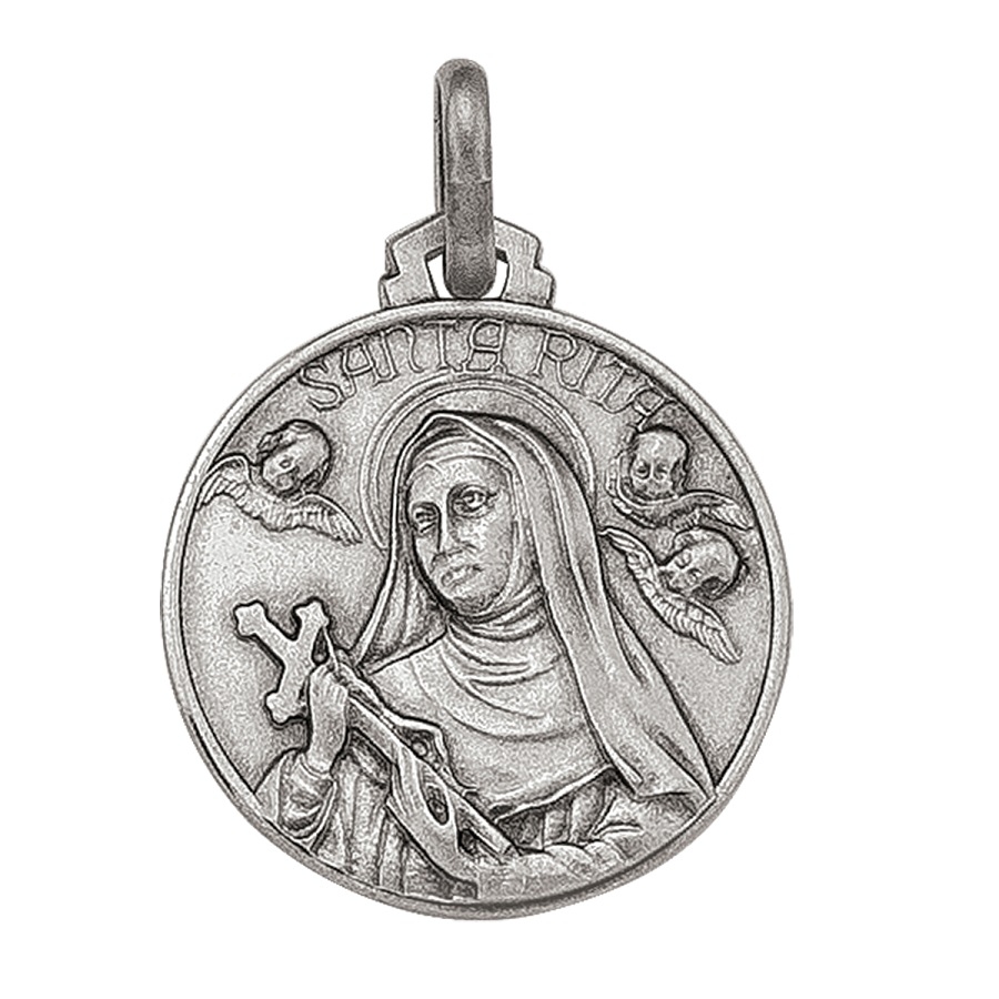 Sterling Silver St.Rita Medal