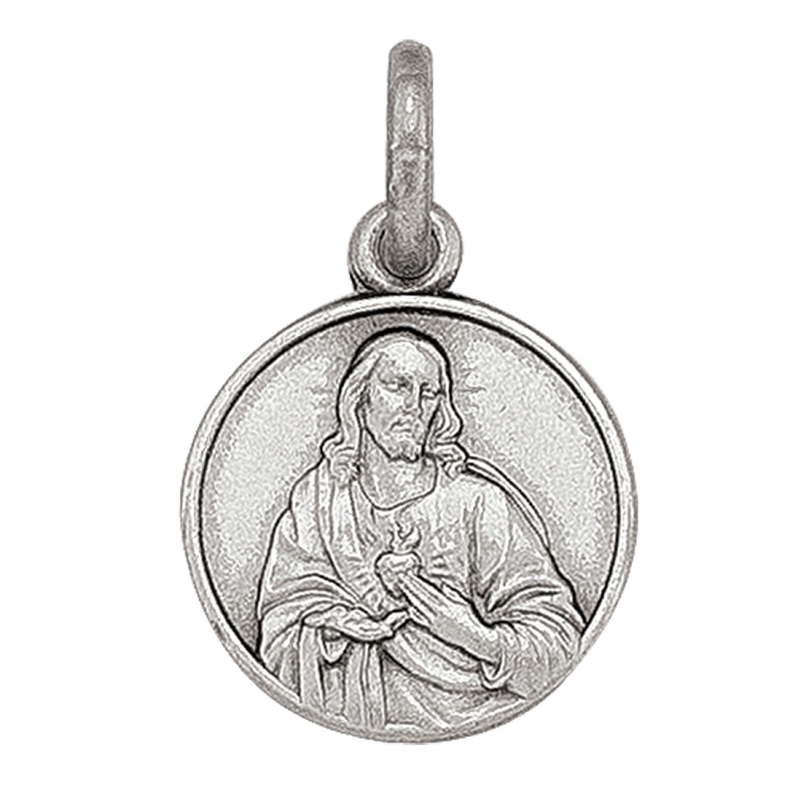 Sterling Silver Scapular Medal