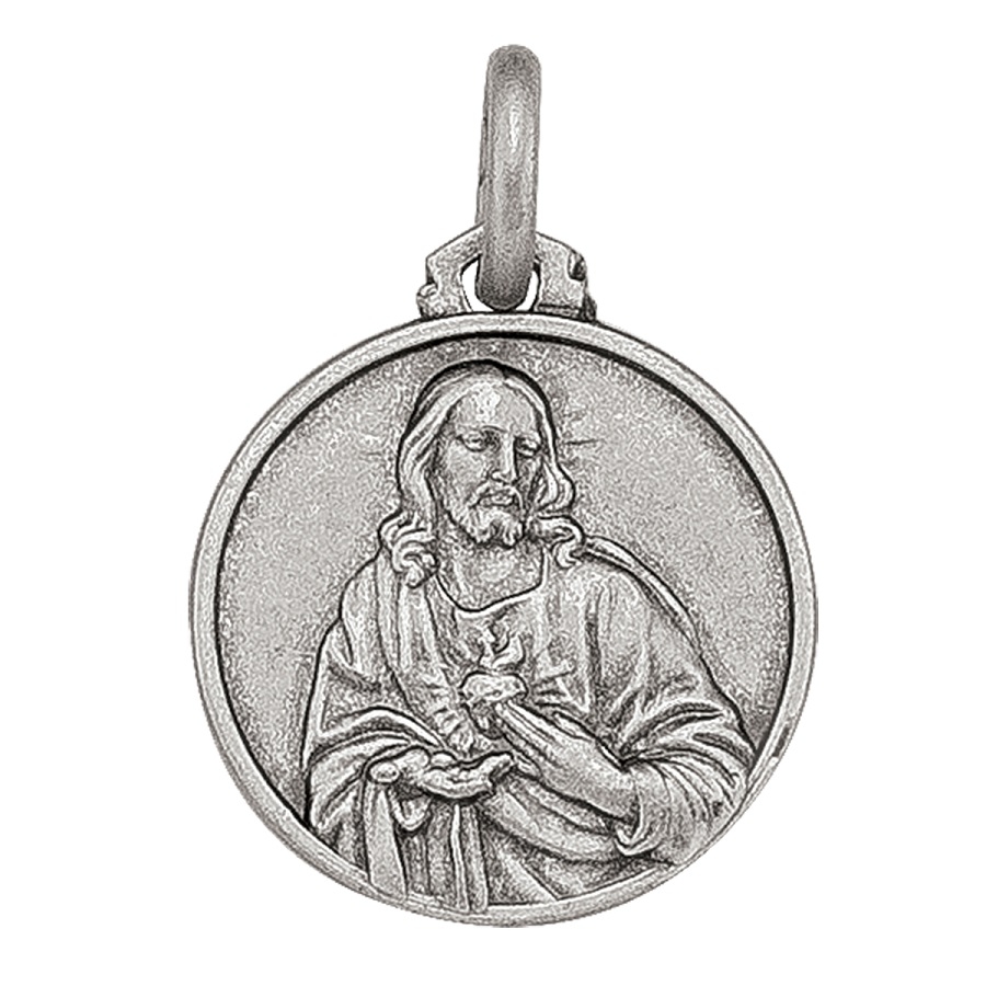 Sterling Silver Scapular Medal