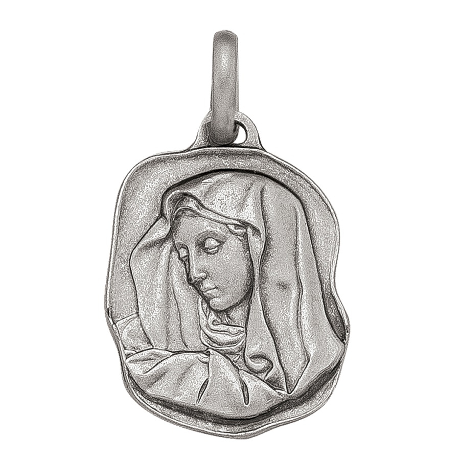 Sterling Silver Madonna Medal