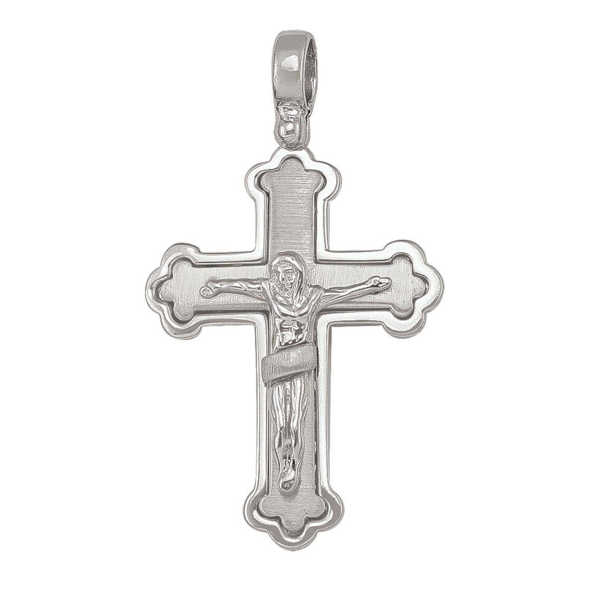 Sterling Silver Fancy Crucifix