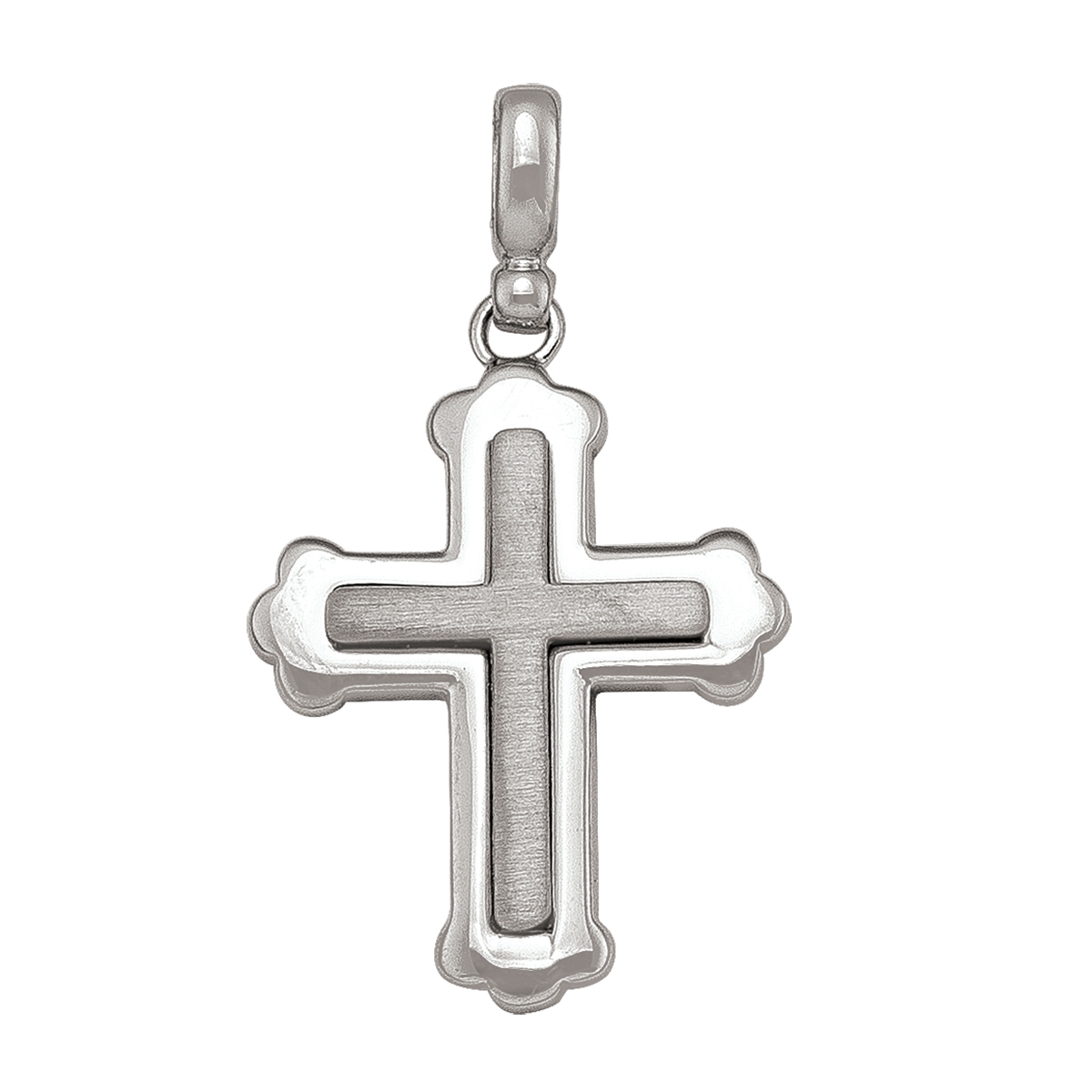 Sterling Silver Fancy Cross