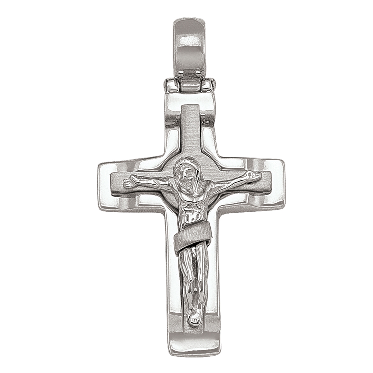 Sterling Silver Fancy Crucifix
