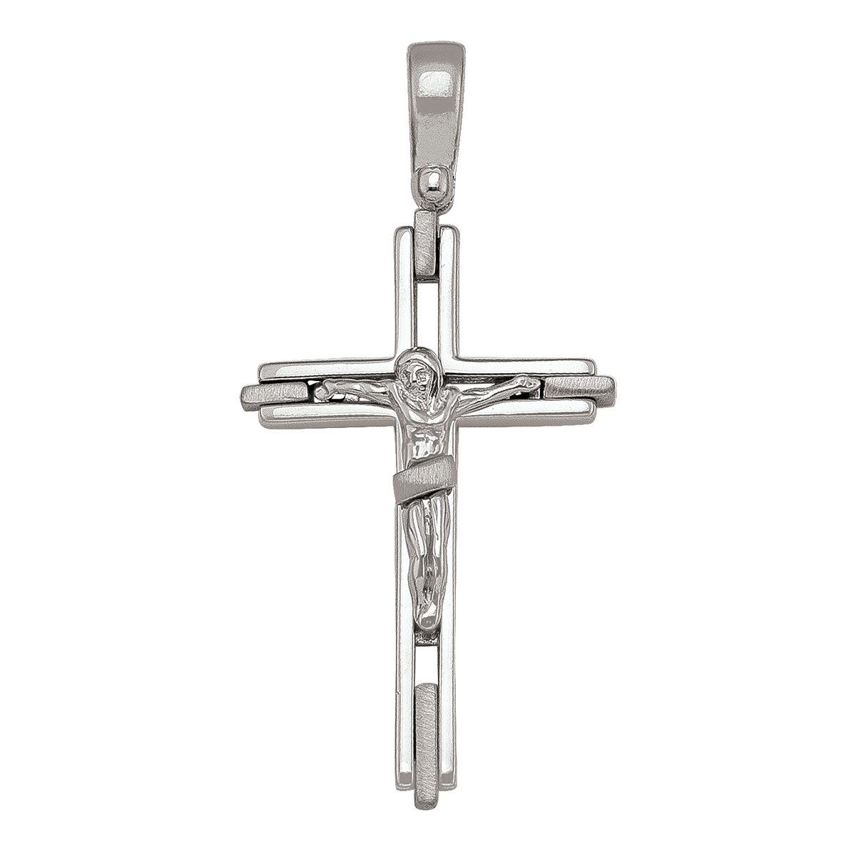 Sterling Silver Fancy Crucifix