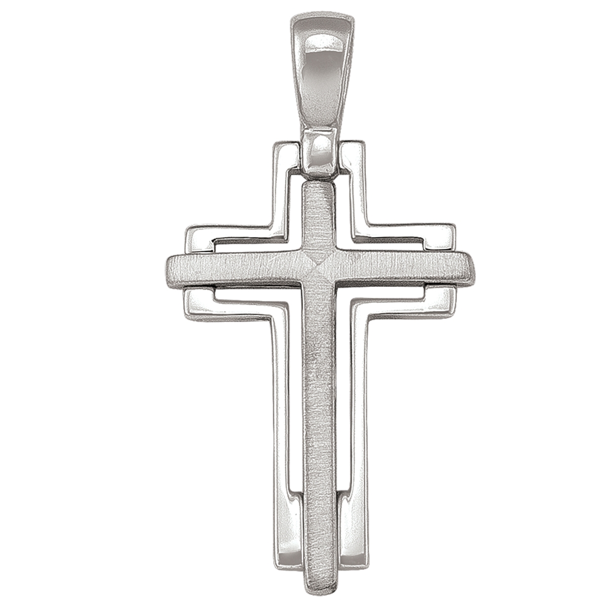 Sterling Silver Fancy Cross