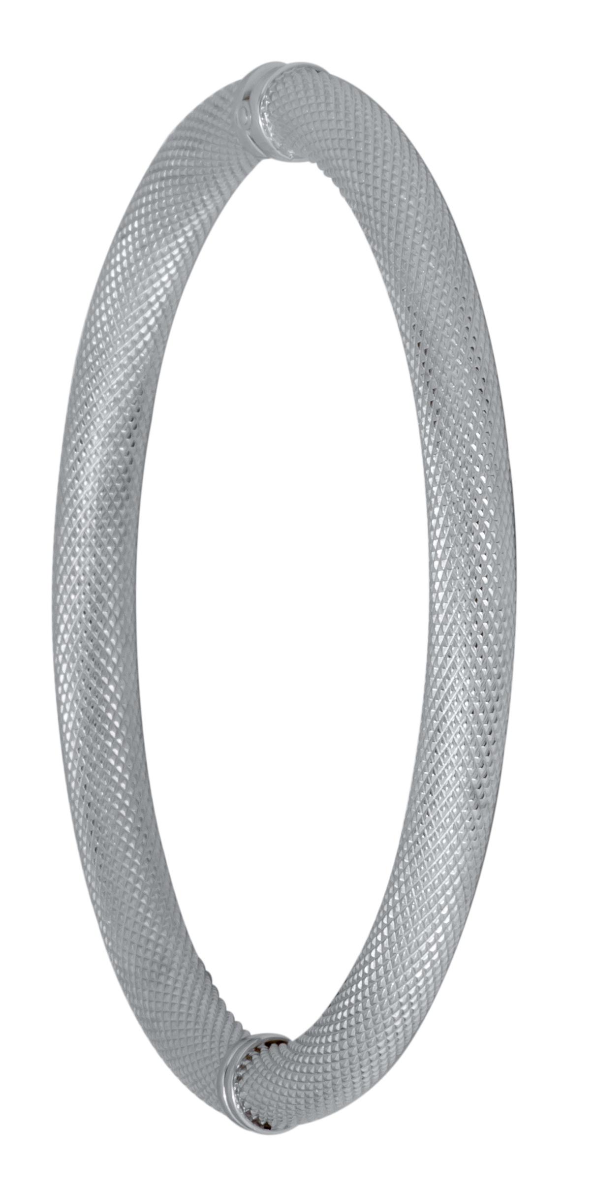 Slv14 (6Mm) Sterling Silver Textured Bangle