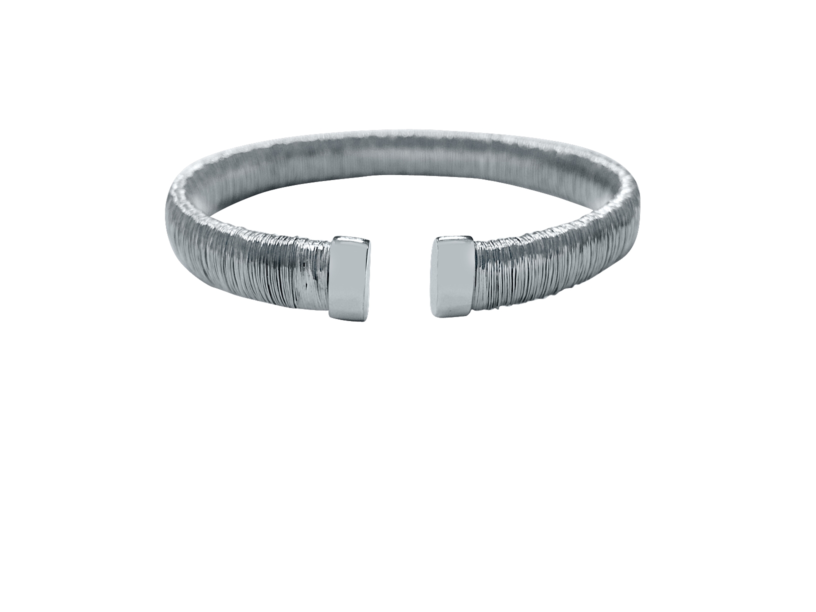 Slv39 Sterling Silver Cuff Bangle.