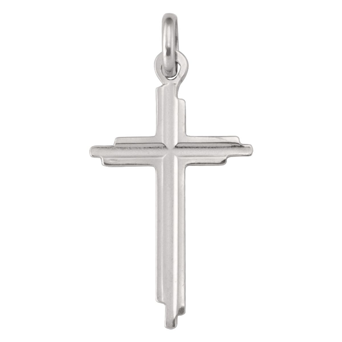 White Gold Cross - 10K