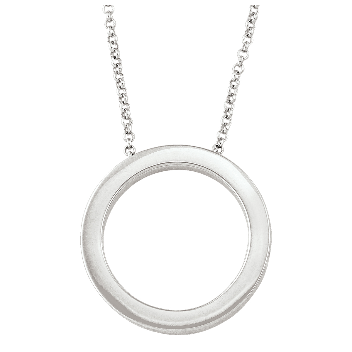 Sterling Silver Circle Pendant