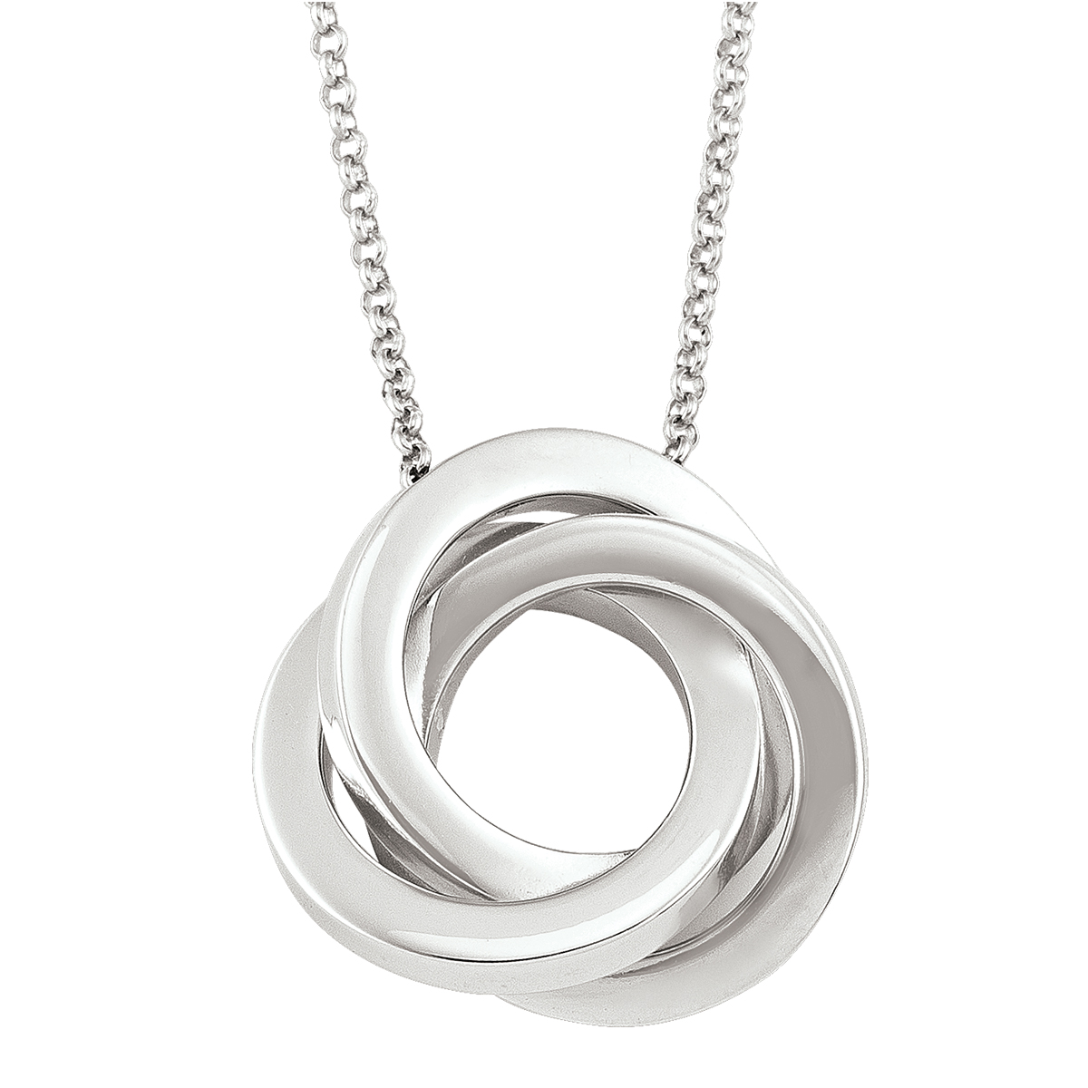 Sterling Silver Love Knot Necklace