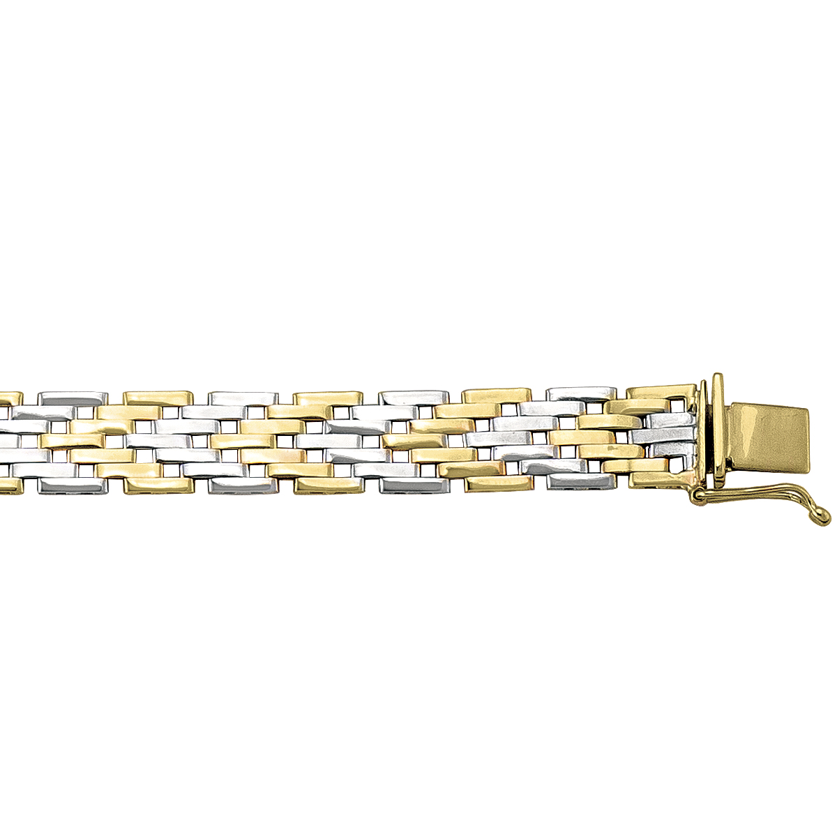 Two Tone Hollow Fancy Bracelet