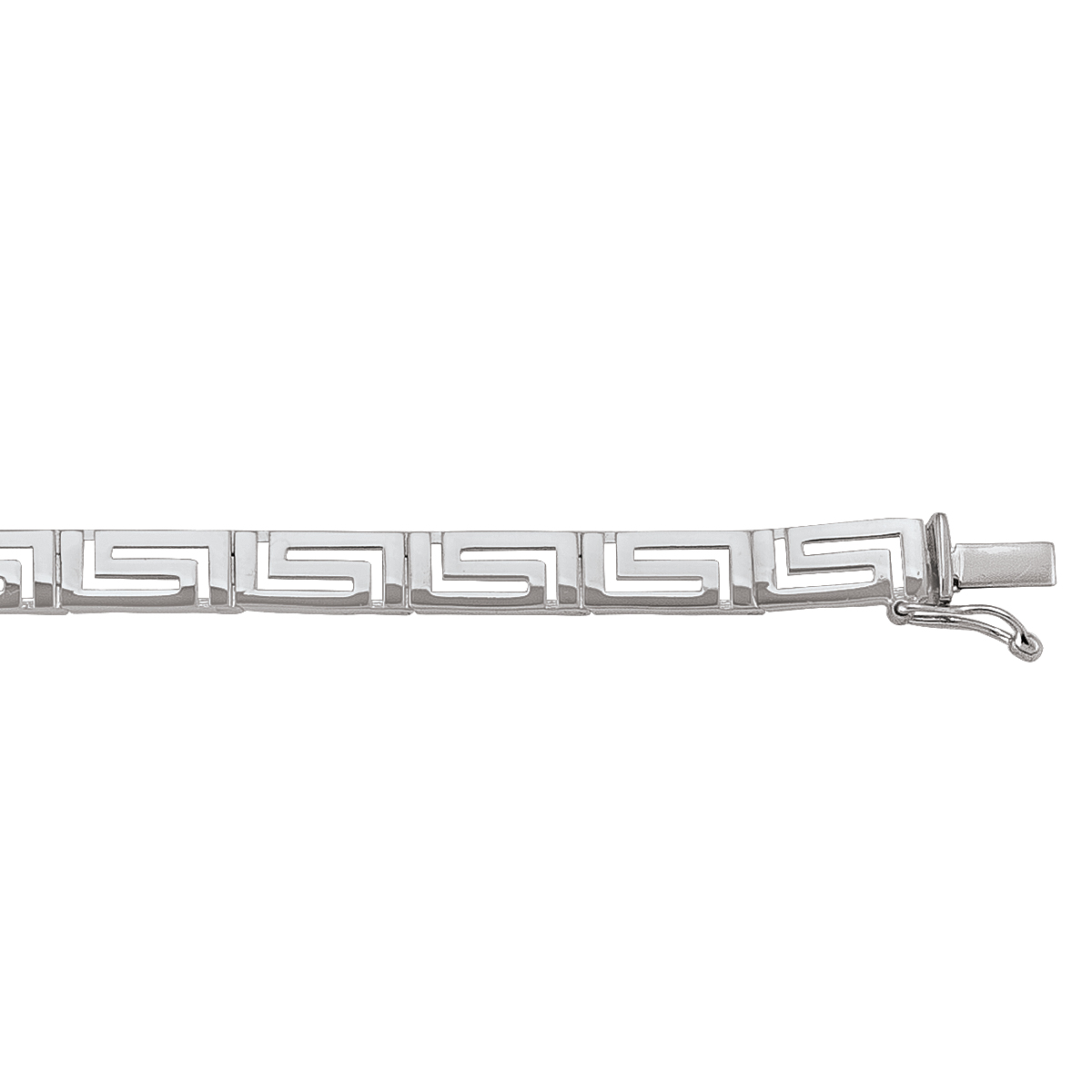 White Gold Solid Fancy Bracelet