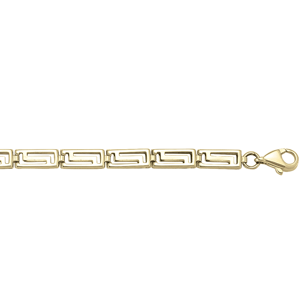 Yellow Gold Hollow Fancy - 14K - 14k - 7.5"