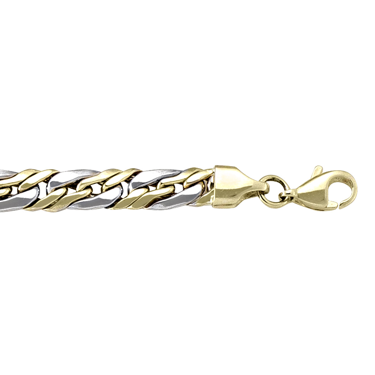 Two Tone Hollow Fancy Bracelet