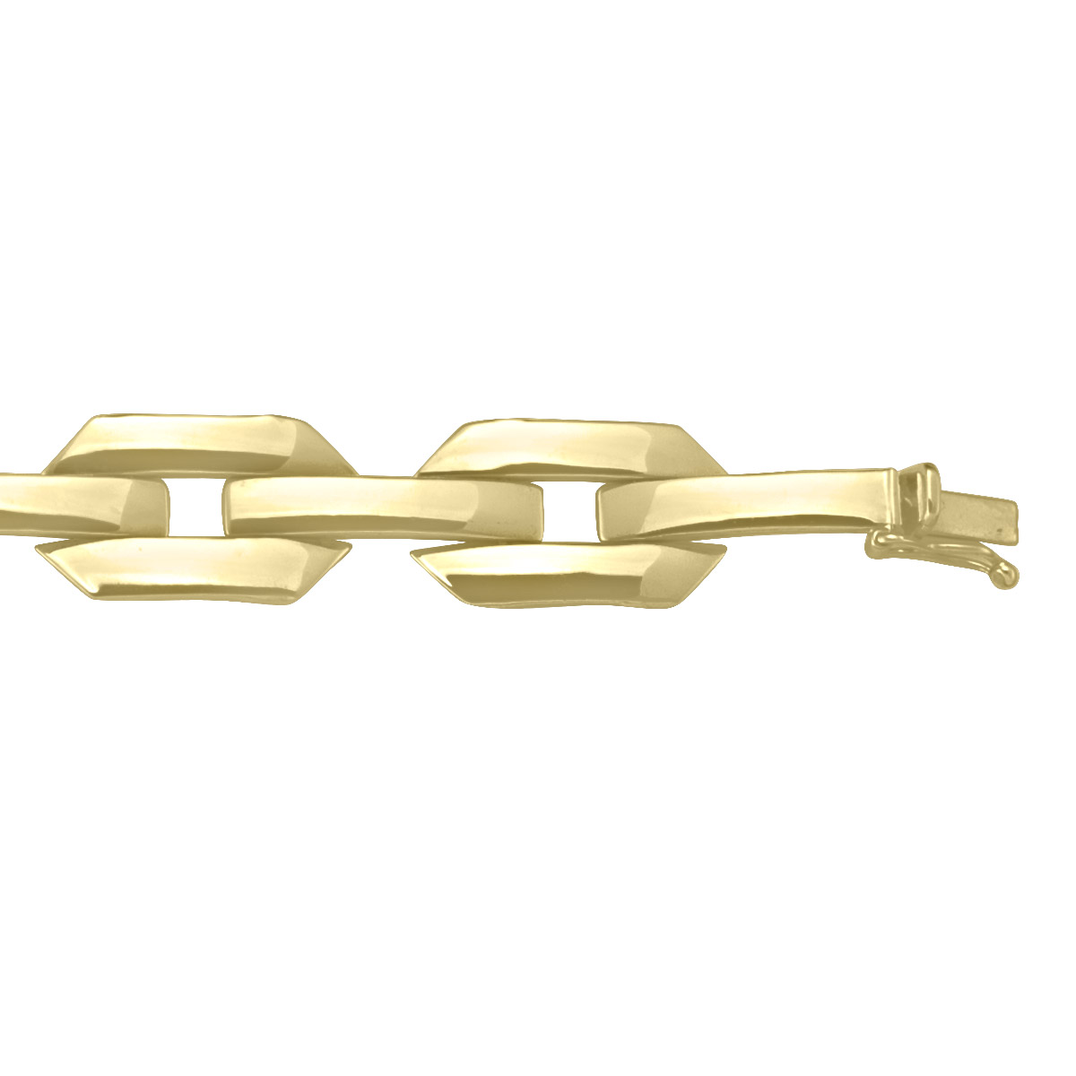 Yellow Gold Hollow Fancy Bracelet