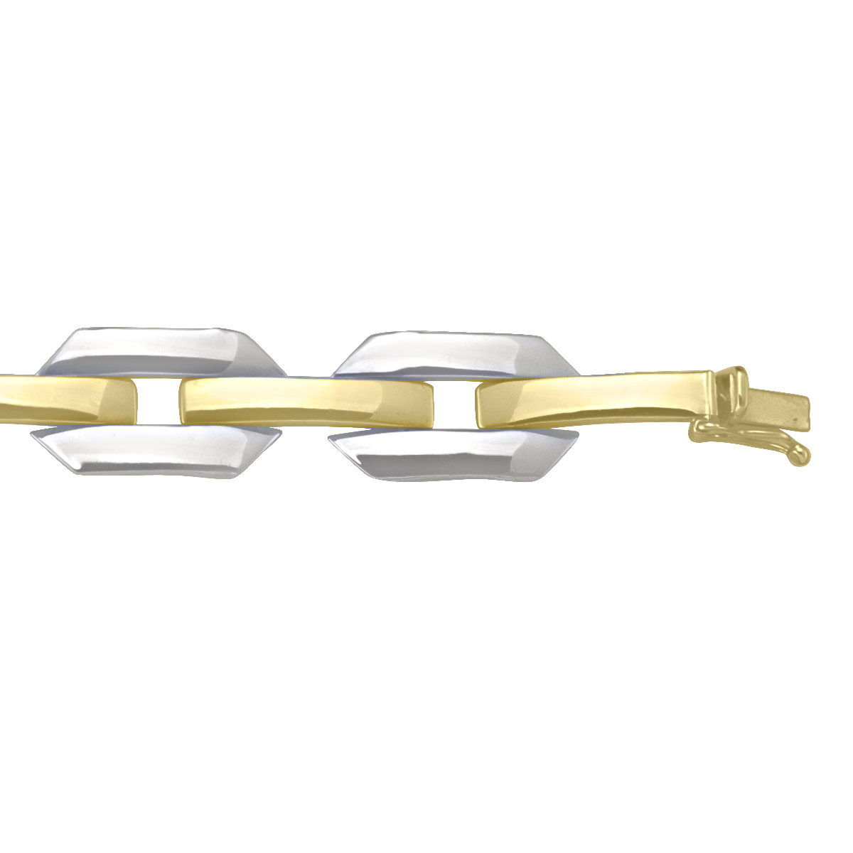 Two Tone Hollow Fancy Bracelet
