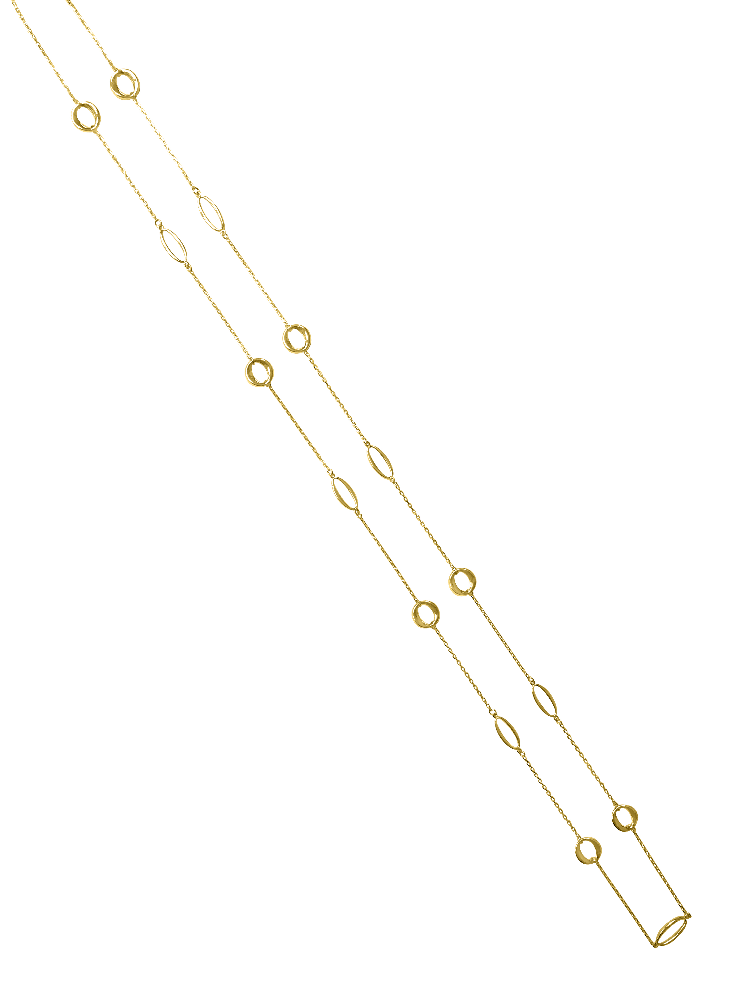 Yellow Gold Fancy Link Necklace