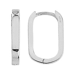 Teca287-Wg Squared Oval Earring