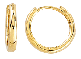 Teca292-Yg Classic Hoop