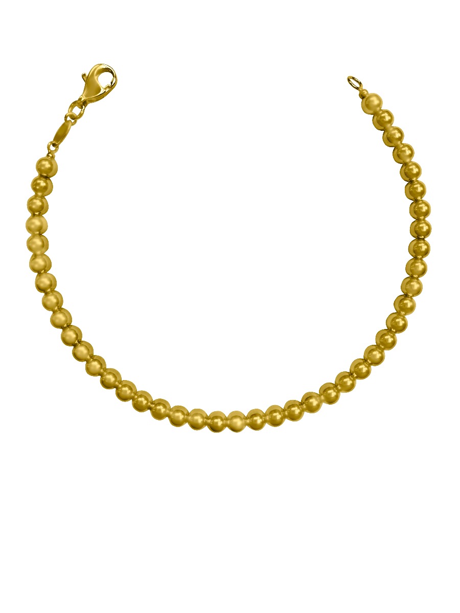 Teca298-Yg 3Mm Ball Bracelet