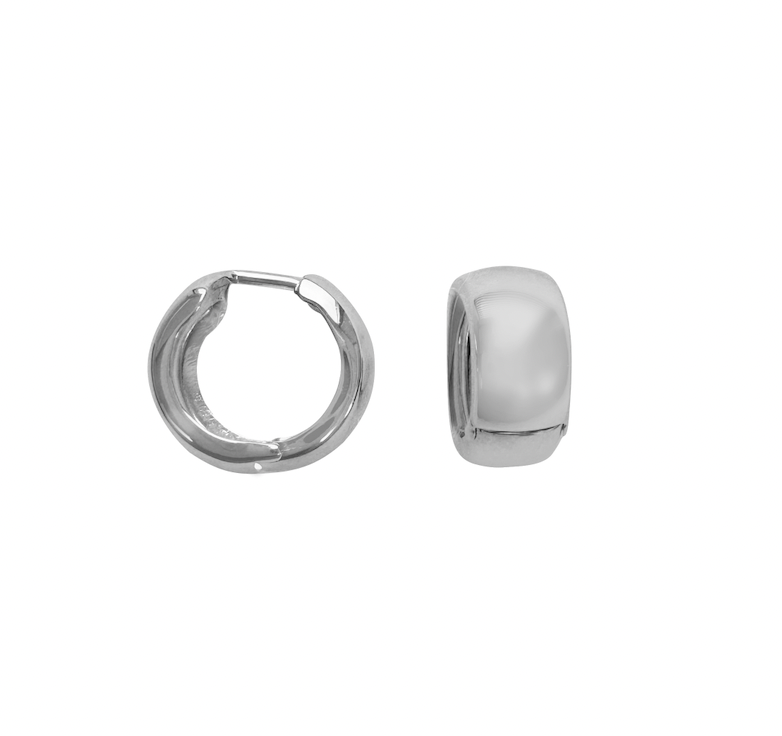 Teca300-Wg Wide Huggie Earring