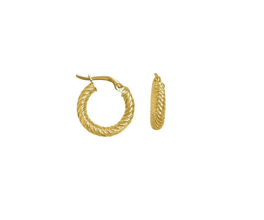 Teca303-Yg Small Round Rope Hoop
