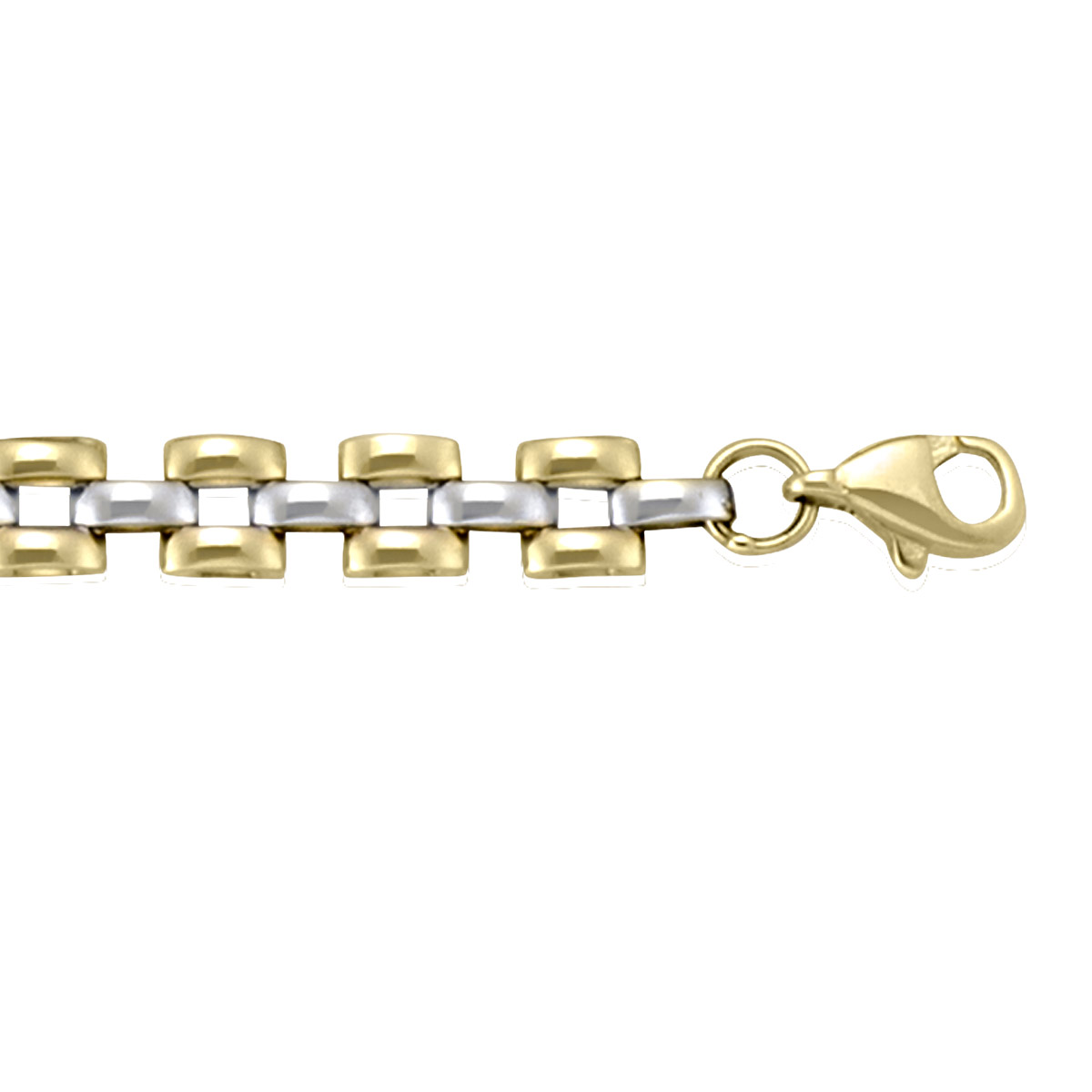 Two Tone Hollow Fancy Bracelet