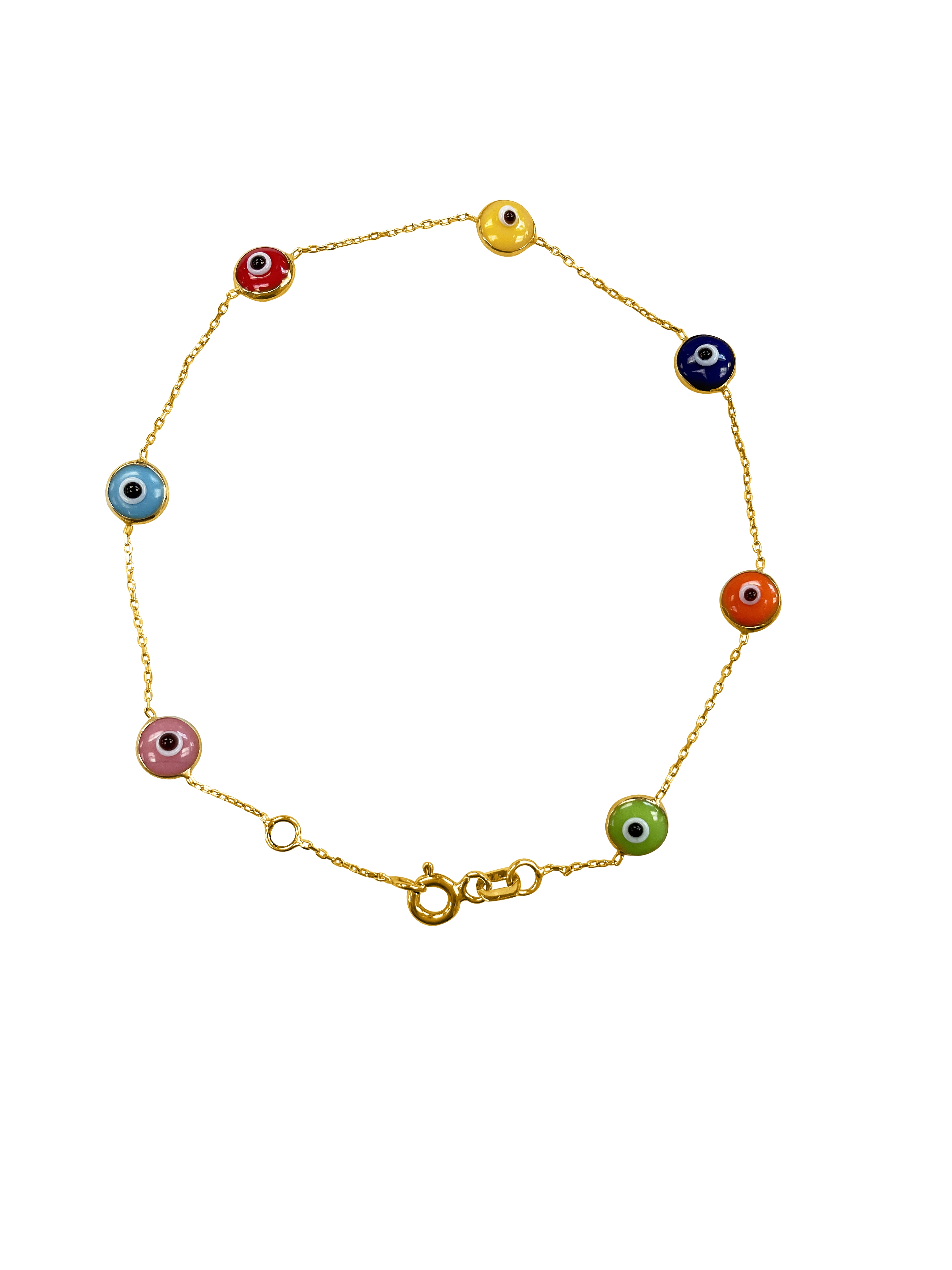Tsb31 Multi Colour Eye Bracelet 10K