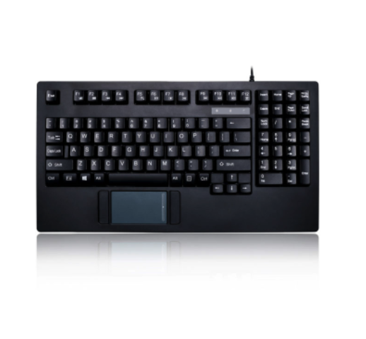 Adesso Keyboard Wired EasyTouch Rackmount Touchpad 1U - Black