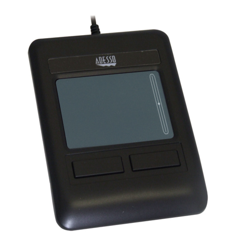 Adesso Touchpad 2 Button Broser Cat 400 USB Wired PC/Mac - Black