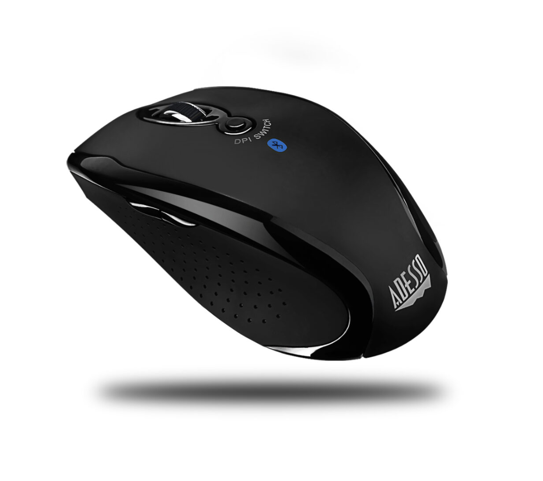 Adesso Mouse Bluetooth 3.0 S200B 6 Button up to 2000dpi PC/Mac - Black