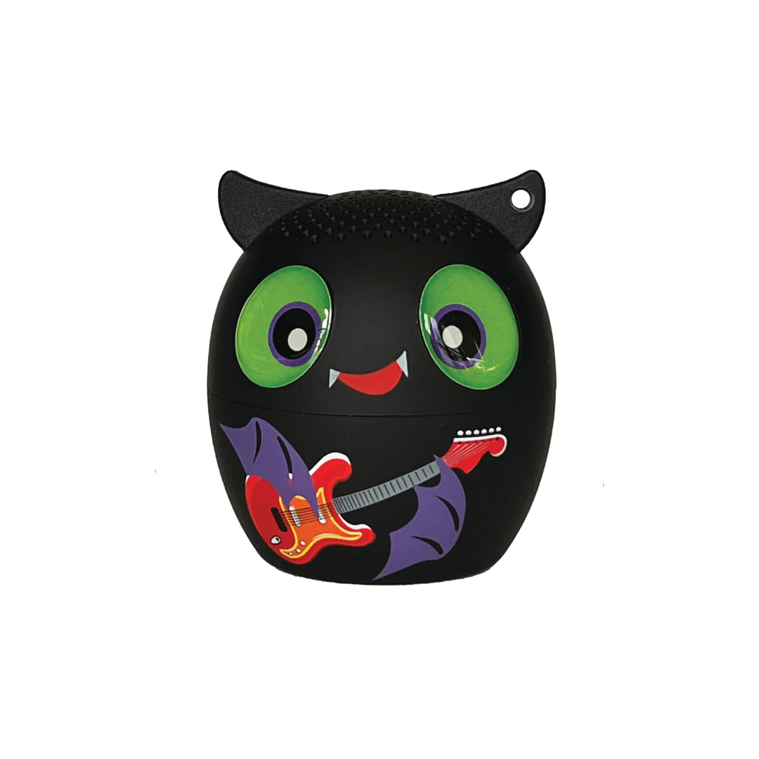 My Audio Pet Speaker Bluetooth Bat – Bat In Black TWS & Lanyard Included 3 Watts Built in Mic Selfie Remote
